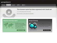 Tablet Screenshot of georgeslane.fr